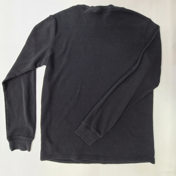 Star Wars Youth Long Sleeve Thermal Tee Black White Darth Vader Graphic, Medium - Picture 9 of 15